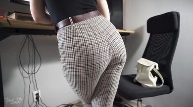 Watching Coworkers Ass In Tight Trousers VPL