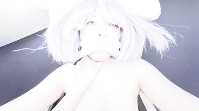 【BDSM X cosplay】 Please…master don’t lock me in the dog cage