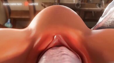 The elf girl stumbled upon his huge cock and squirted. 3D. part 2