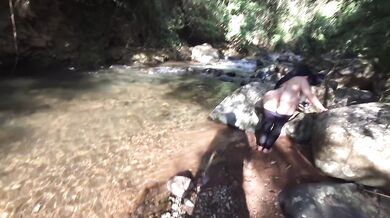 PART ONE I go out to explore nature I find a boy and ask him to fuck my ass and he gives me a great fuck and his cum tastes delicious