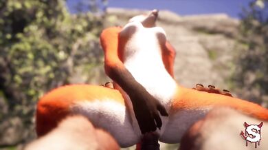 A sexy vixen fucks with a huge cock until he squirts.