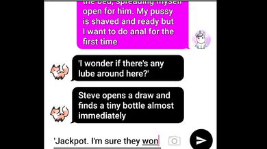 I chat to my best girlfriend to fuck my ass - sexting
