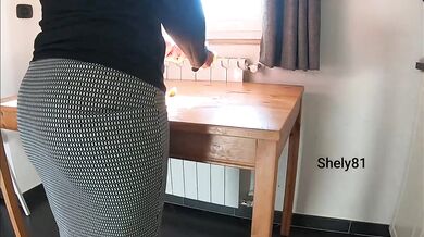 I fucked my friend's wife doggy style, but don't worry I didn't cum inside!