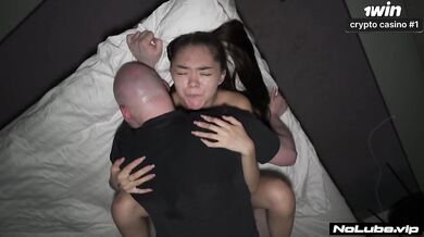 Rough Creampie For Tiny Asian Hole