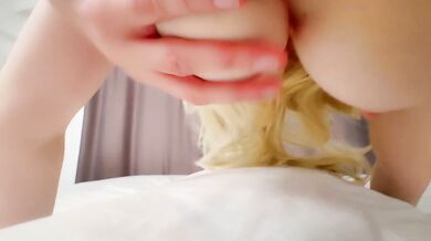 From ass to mouth! Hard anal and deepthroat for a thick blonde with a juicy ass