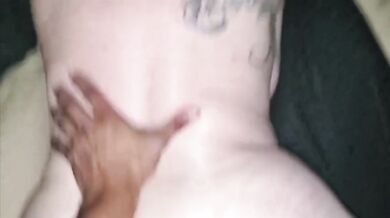 THICK PAWG SUCKS HER TITTIES WHILE I CUM ALL OVER THEM!