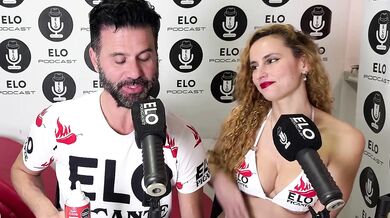 Tefi Santi in the spicy room of Elo Podcast