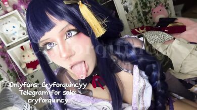 Shogun Raiden's girlfriend is seducing you like crazy