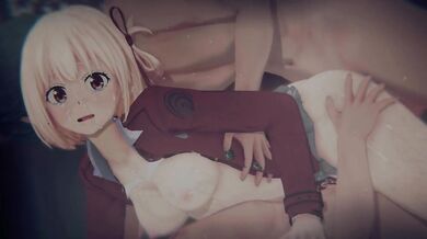[Lycoris Recoil] Genki Energy Shattered - Chisato Sex Loops: POV Sandwich DP & Tied Up (4K)