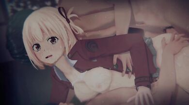 [Lycoris Recoil] Genki Energy Shattered - Chisato Sex Loops: POV Sandwich DP & Tied Up (4K)