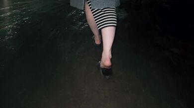 Barefoot In Cold, Squishy Mud (Muddy Feet)