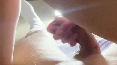 He’s Too Lazy to Get Hard, So I Jerk Him Off