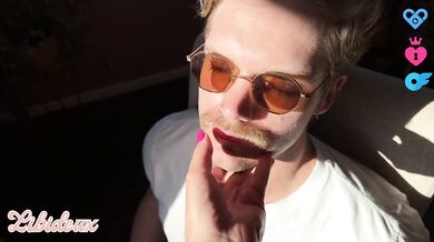 Rubbing his oiled body, edging his hard cock, feeding him cum - female POV - MISTRESS LIBIDEUX