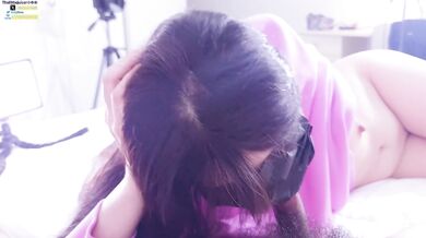 Asian Girl in Pink Hoodie Gets Creampied Hard While Wearing Sneakers - Dripping Cum from Hairy Pussy Closeup
