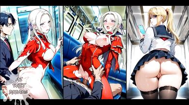 ORGY IN PUBLIC TRANSPORTS ANIMATION!! (EXHIBITIONISM ANIMATION MIX 2) - ASMR/JOI/ROLEPLAY