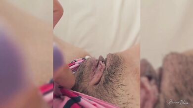 My hand cant stop rubbing my pussy under my panties until i cum like a slut in this messy self recorded pov session.