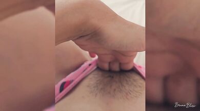 My hand cant stop rubbing my pussy under my panties until i cum like a slut in this messy self recorded pov session.