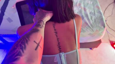 POV :Sorprendo a mi novio en lenceria nueva y me follo con muchas ganas... Mai braga & Ania rosex