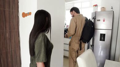 This petite hired my plumber services for her holes