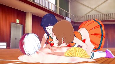 Boku No Hero Hentai - Jiro & Uraraka HAving sex with Todoroki