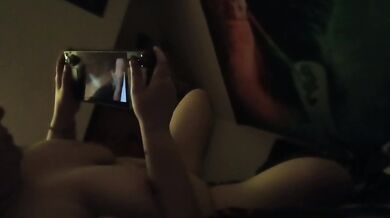 Naked gamer girl Nymeria Malfoy