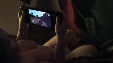 Naked gamer girl Nymeria Malfoy