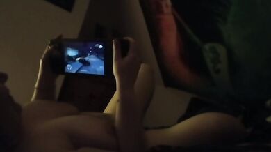 Naked gamer girl Nymeria Malfoy