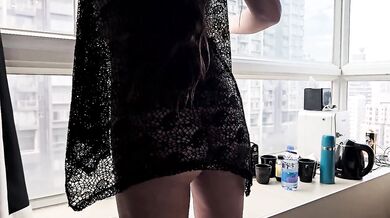 VOYEUR Hot Wife Morning at Hotel Room