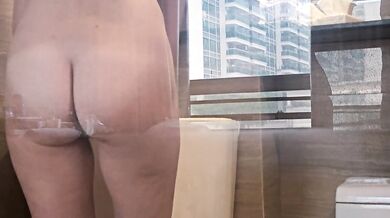 VOYEUR Hot Wife Morning at Hotel Room