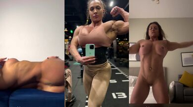 Nina demands respect with every muscle flex