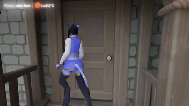 The girl loves to satisfy herself in front of strangers