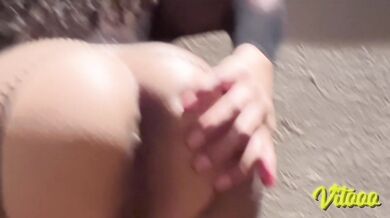 I ask my submissive girlfriend to please me with sexy lingerie