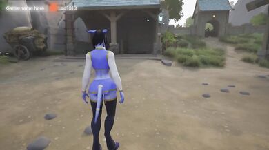The draenei girl was surprised by the huge penis. 3D Hentai