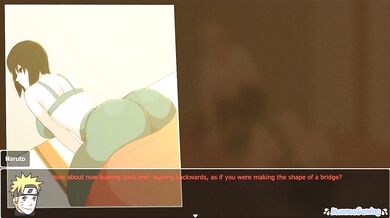 Living With Tsunade 0.44 [14] Tsunade X Shizune Sexy ""Yoga"" Class