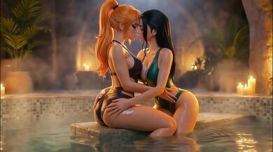 THE ONE PIECE NAMI & ROBIN LOVE