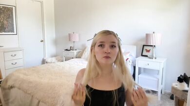 sensual surrender in tiny skirt, full intensity