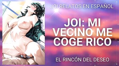 JOI Me coge mi vecino muy rico/ gemidos reales/masturbación real/corrida real