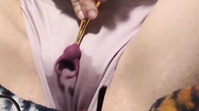 Close Up Masturbation Clip POV Pussy N Vibrator Clip 11