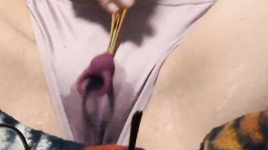 Close Up Masturbation Clip POV Pussy N Vibrator Clip 11