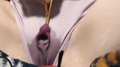 Close Up Masturbation Clip POV Pussy N Vibrator Clip 11