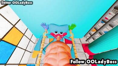 Huggy Wuggy blow job for her boss 3D hentai from Poppy Playtime by ooladyboss