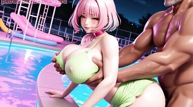 Cute E-girl Sucks for Money After Losing Her Job in College