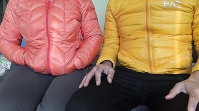 Mature stepmom gives her virgin stepson the first handjob in his life