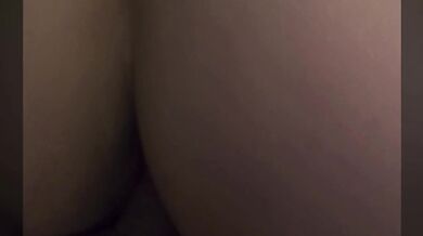 I fucked his cock cowgirl style from behind
