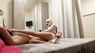 milf binds cock slow with heavy creampie