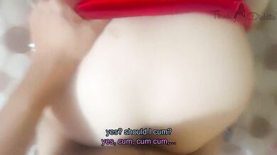 "Fuck me harder, with courage" she says while being fucked on Valentine's Day