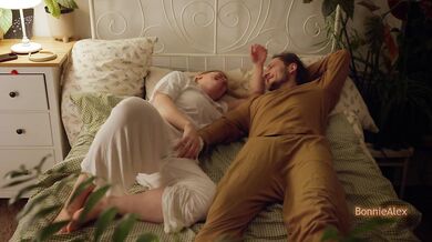 Just us at home, touching each other and wanting more - sensual homemade sex