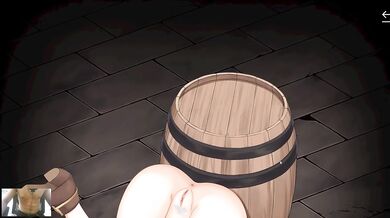 THE BEST FURRY ORAL SEX SCENE IN THIS GAME - ESPACE DUNGEON 2