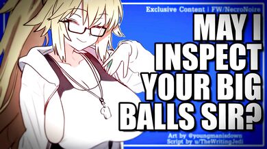 The COURTSIDE BALL GIRL Inspects Your Balls for "QUALITY ASSURANCE" [Ball Sniffing] [Blowjob] [Deepthroat] [Size Praise] [Throatpie] [Erotic ASMR RP]