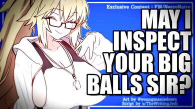 The COURTSIDE BALL GIRL Inspects Your Balls for "QUALITY ASSURANCE" [Ball Sniffing] [Blowjob] [Deepthroat] [Size Praise] [Throatpie] [Erotic ASMR RP]